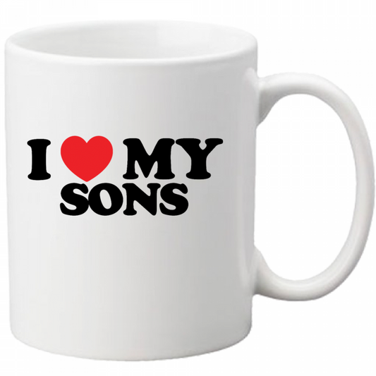 I Love my Sons - Tazza