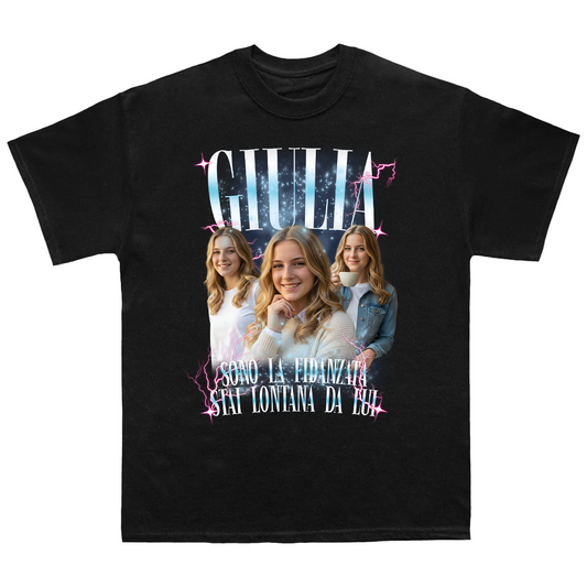 Fidanzata Baddie - Maglietta Regalo Per Fidanzato